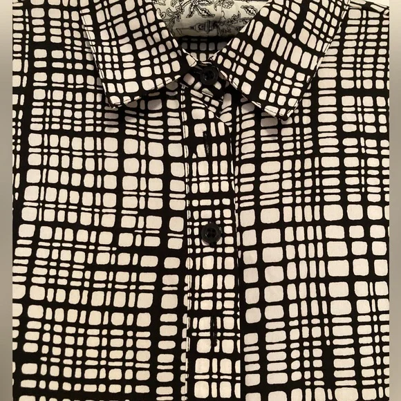 CALVIN KLEIN Shirtdress! Timeless! Sz 4 - Picture 4 of 13